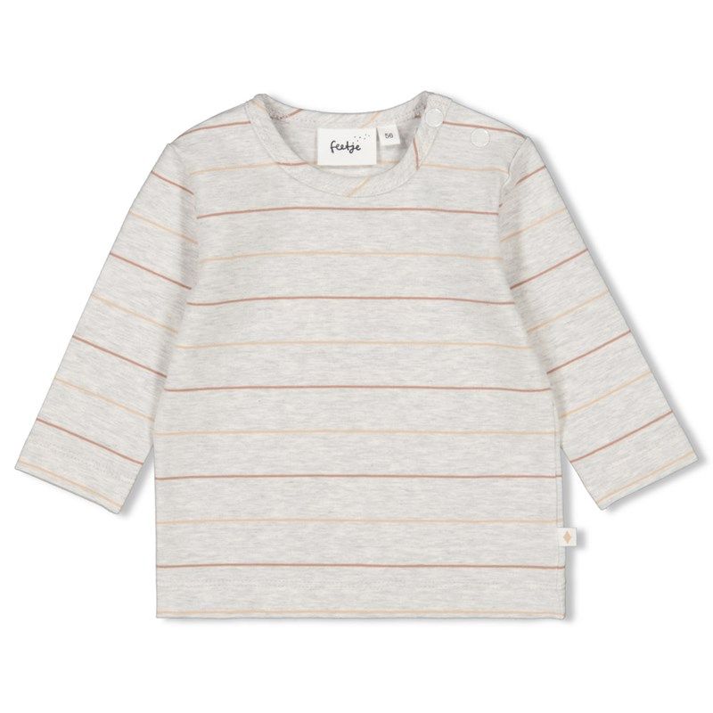 Feetje Welcome Wild One Longsleeve Junge Sommer grey melange von Feetje
