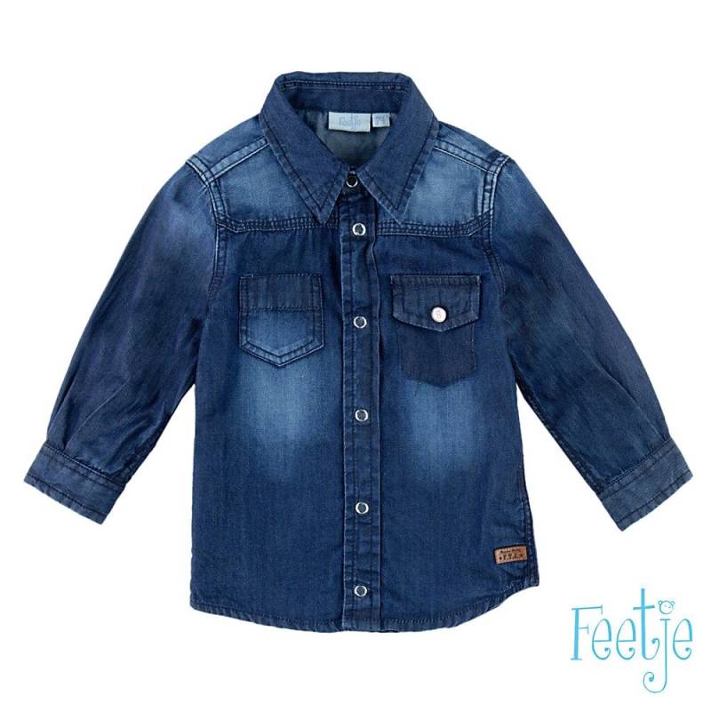 Feetje Wheels Hemd blau denim Jeanshemd von Feetje