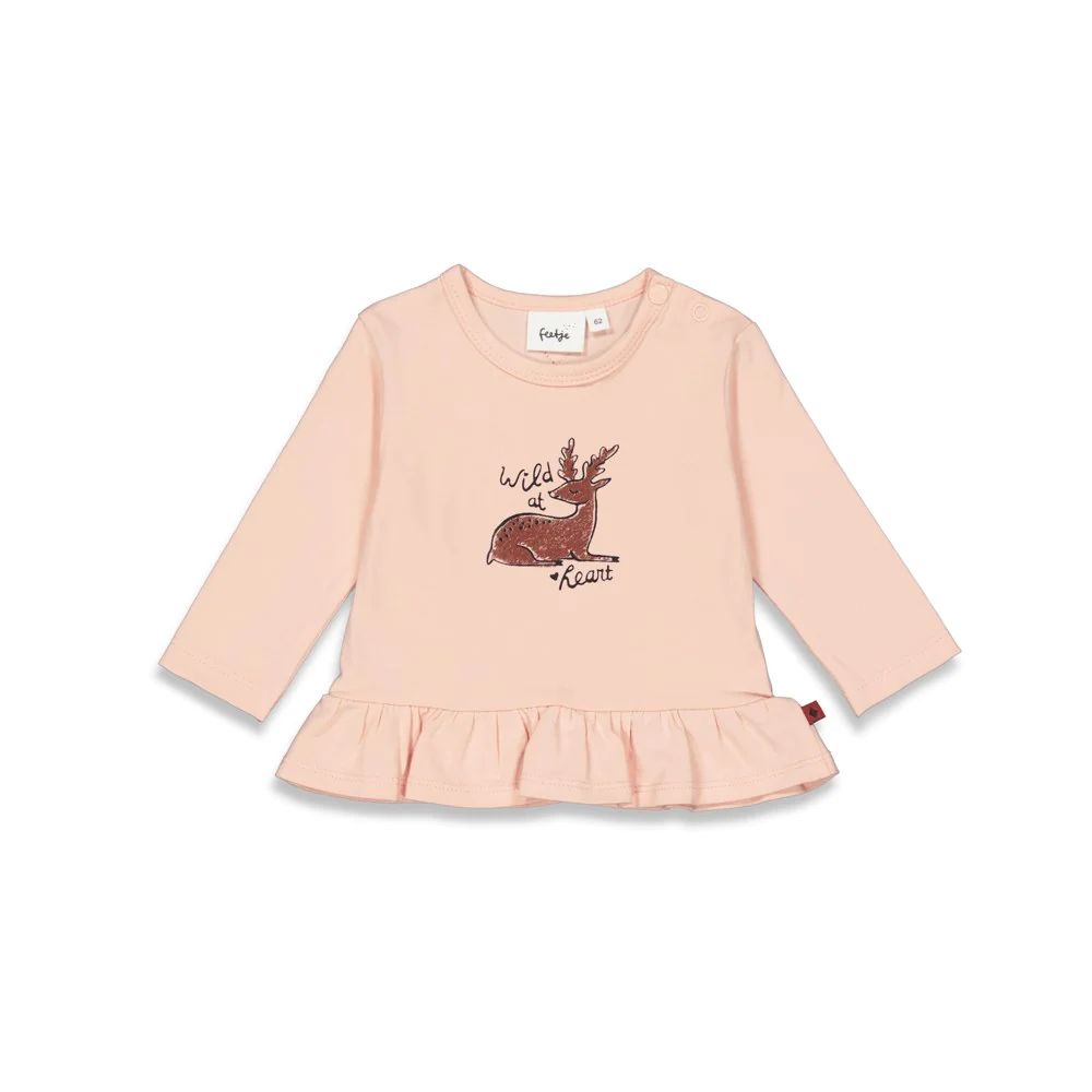 Feetje - Wild Longsleeve Mädchen perzik von Feetje