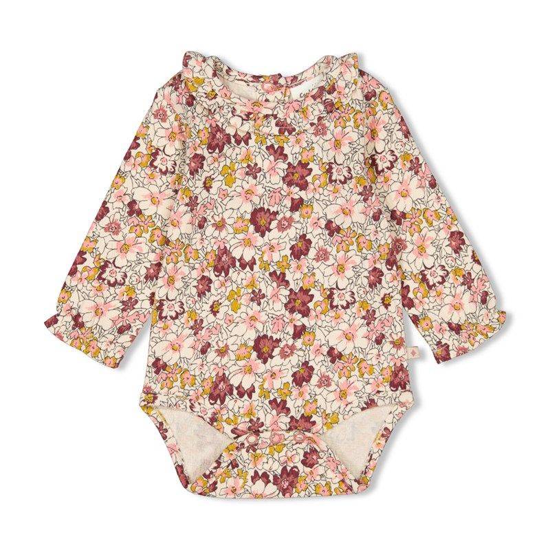 Feetje Wild flowers Body Mädchen pink crinkle Body von Feetje