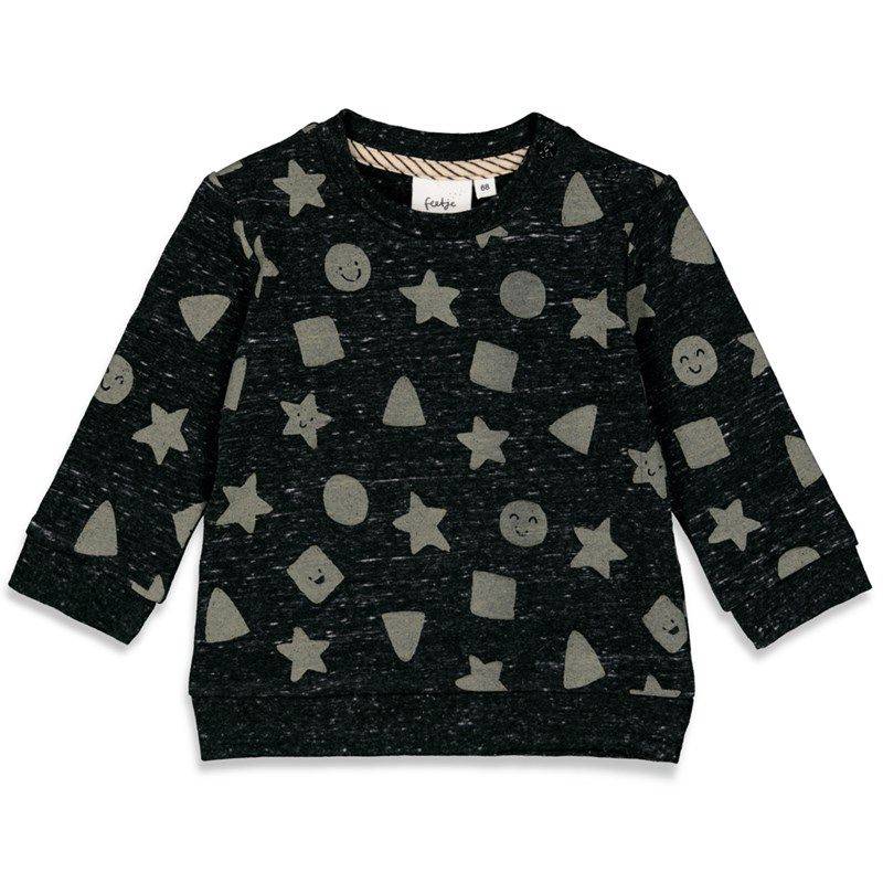 Feetje - You make me smile Sweater Junge anthraciet melange Winter von Feetje