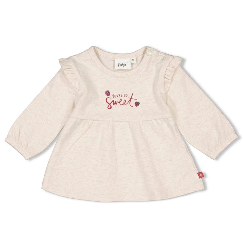 Feetje You're So Sweet Longsleeve Rüschen Mädchen sand melange von Feetje