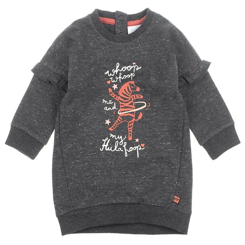 Feetje Zebra Sweat Kleid weich und kuschelig Mädchen von Feetje