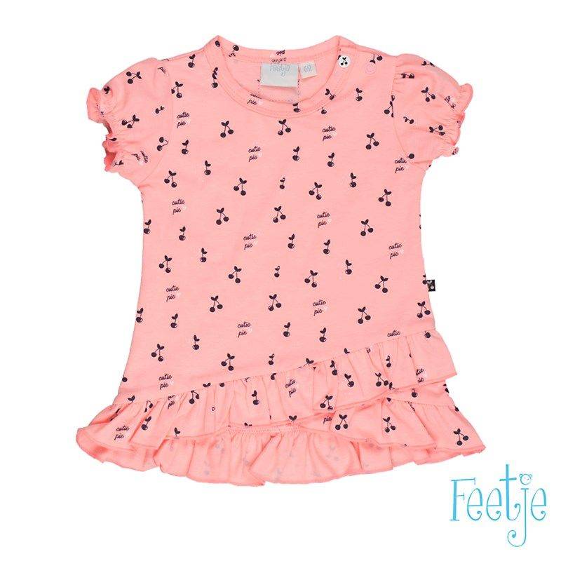 Feetje cherry Kleid coral pink von Feetje