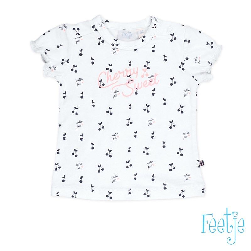 Feetje cherry T-Shirt weiß von Feetje