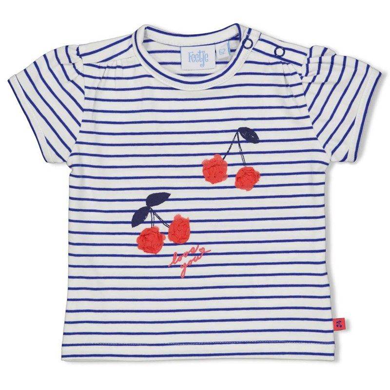 Feetje cherry sweetness T-Shirt Mädchen RIngel Sommer von Feetje