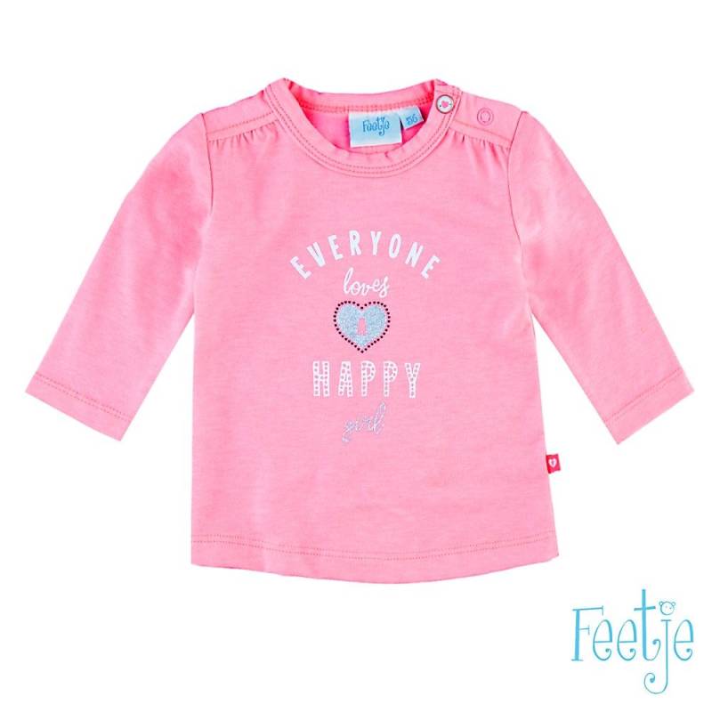 Feetje loved Shirt neon pink von Feetje
