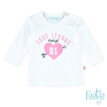 Feetje loved Shirt weiß Mädchen von Feetje