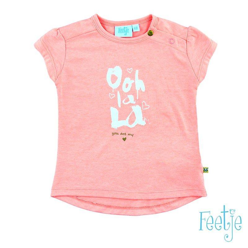 Feetje ooh la la T-Shirt in coral von Feetje