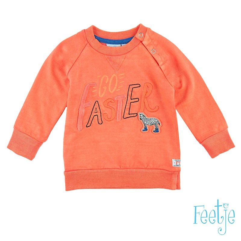 Feetje wheels Sweater orange von Feetje