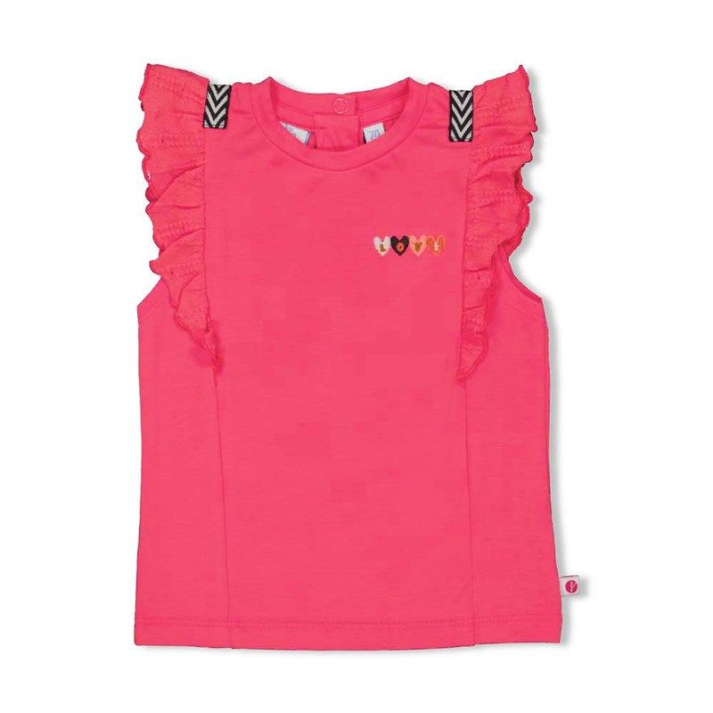 Feetje whoopsie daisy T-Shirt pink Rüschen Mädchen von Feetje