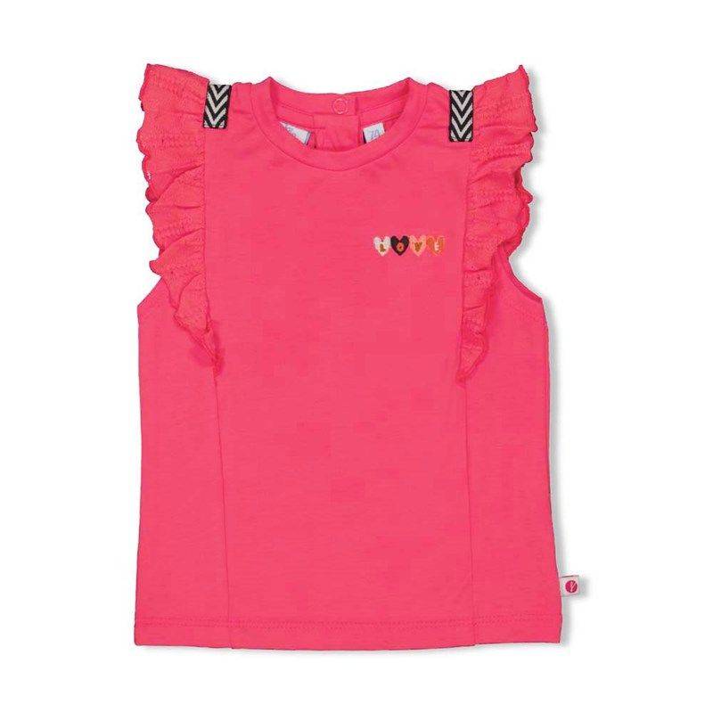 Feetje whoopsie daisy T-Shirt pink Rüschen Mädchen von Feetje