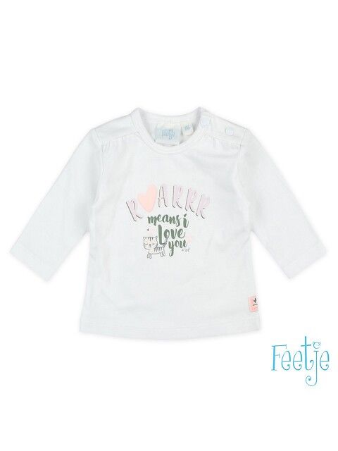 Feetje wild thing Longsleeve weiß Mädchen von Feetje