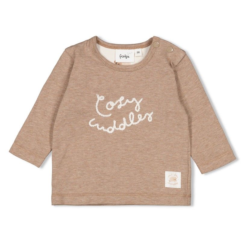 Longsleeve - Sleepy Sheepy Baby Junge Winter / Feetje brown melange von Feetje