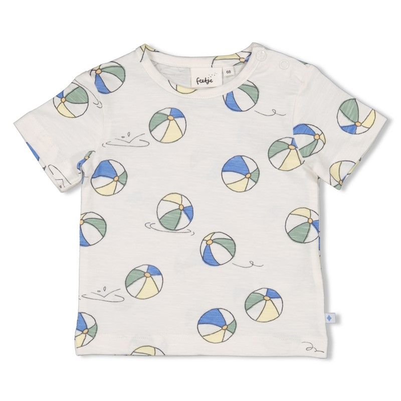 T-Shirt Junge offwhite / Feetje / Pool Party von Feetje