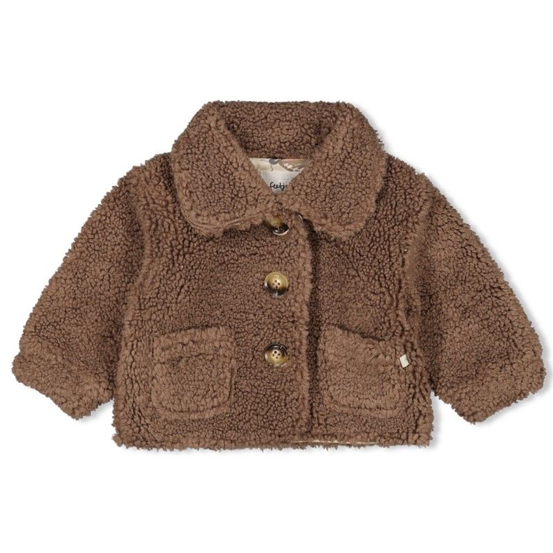 Teddy Jacke Mädchen braun / Feetje Dancing in the moonlight von Feetje