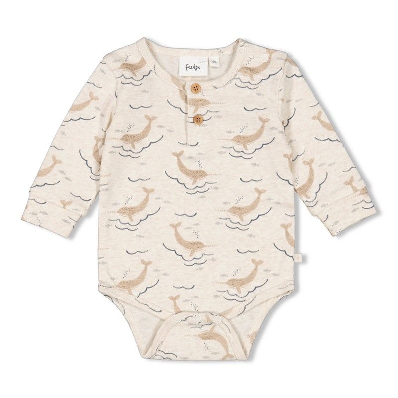 weicher Body - Narwal Junge Winter / Feetje offwhite melange von Feetje
