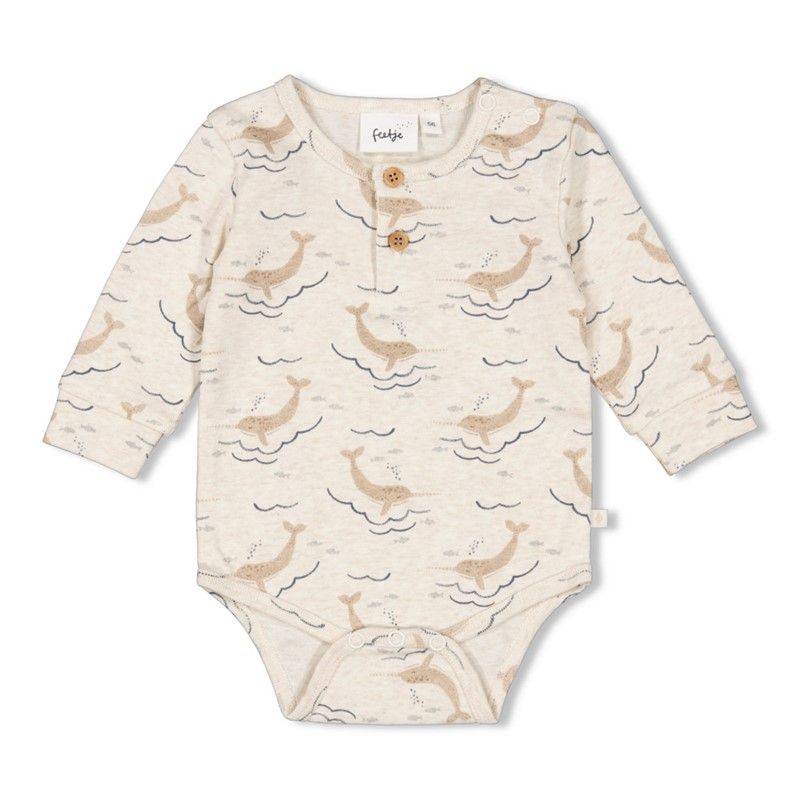 weicher Body - Narwal Junge Winter / Feetje offwhite melange von Feetje