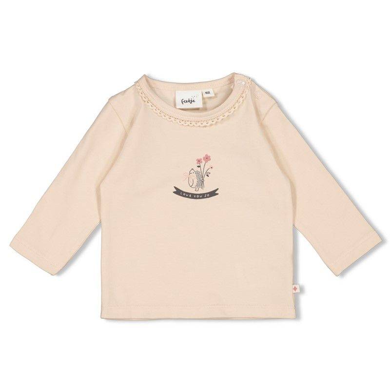 weiches Longsleeve - Woodland Bloom Feetje Mädchen cream von Feetje