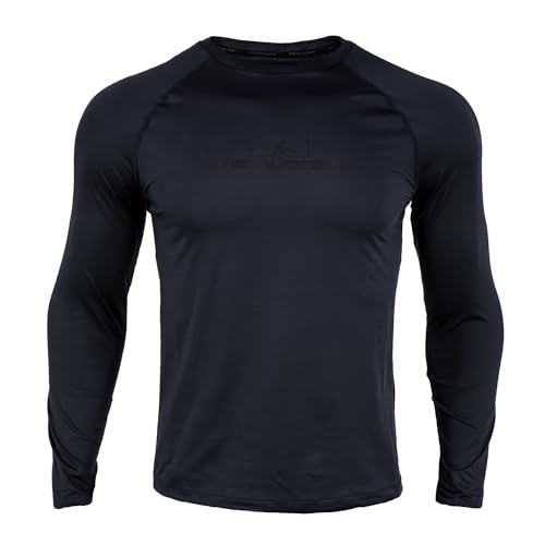 Feflogx Sportswear Herren langes Rashguard, hochwertiges Funktionsshirt Kompression, Sport-Shirt für Fitness, Gym & Kampfsport-Training, MMA-Shirt von Feflogx