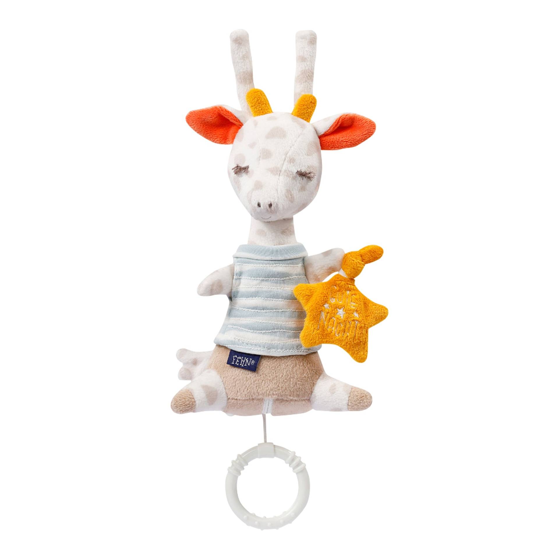 Fehn Mini-Spieluhr Giraffe Gute Nacht 19cm von Fehn