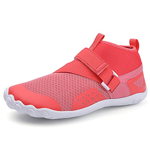 Fehploh Aqua-Schuhe, rutschfest, Wat-Sneaker, schnell trocknend, Surf-Schuhe, atmungsaktiv, verschleißfest, Outdoor-Zubehör für Damen und Herren (36 Pink) von Fehploh