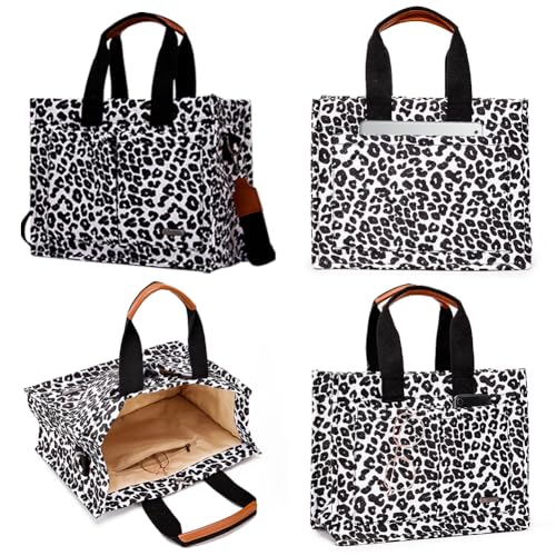 Fehploh Damen-Einkaufstasche, mehrere Taschen, schicke Hobo-Tasche for Outdoor-Reisen (schwarze Kirsche) von Fehploh