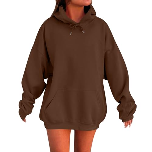 FeiBeauty Pullover Damen Herbst Hoody Mit Kapuze Einfarbig Langarm Warm Kapuzenpullover Taschen Sweatshirt FeiBeauty Pullover Damen Herbst Hoody Mit Kapuze Einfarbig Langarm Warm Kapuzenpullover Taschen Sweatshirt von FeiBeauty