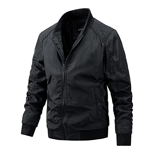 Norweger Strickjacke Herren Vintage Jacke Zweiteiliger Mantel Softshelljacke Fleecejacke Winter Hoodie Reißverschluss Bomberjacke Arbeitsregenjacken Wasserdicht von FeiBeauty