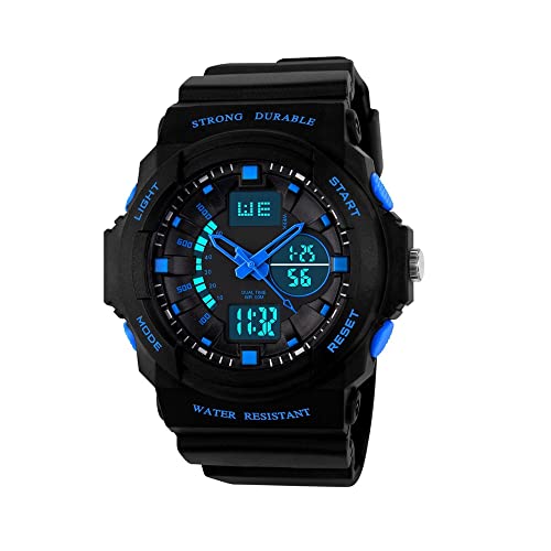 FeiWen Multifunktional Wasserdicht Damenuhr Kinduhr Klein Uhren Outdoor Sport Digitales Militär LED Analog Quarz Uhren Doppelte Zeit Licht Stoppuhr Kalender Alarm Armbanduhren Plastik mit Kautschuk FeiWen Multifunktional Wasserdicht Damenuhr Kinduhr Klein Uhren Outdoor Sport Digitales Militär LED Analog Quarz Uhren Doppelte Zeit Licht Stoppuhr Kalender Alarm Armbanduhren Plastik mit Kautschuk von FeiWen