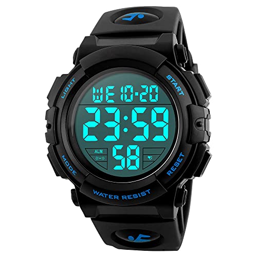 FeiWen Outdoor Digitaluhr Herren Sport Uhren 50M Wasserdicht LED Multifunktiona Militär Armbanduhren Plastik Wählscheiben mit Kautschuk Band FeiWen Outdoor Digitaluhr Herren Sport Uhren 50M Wasserdicht LED Multifunktiona Militär Armbanduhren Plastik Wählscheiben mit Kautschuk Band von FeiWen