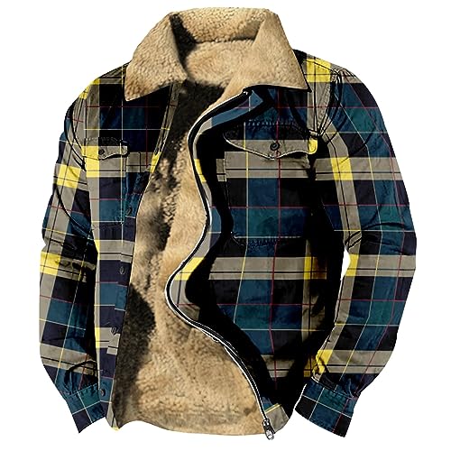 FeiBeauty Wollwalk Jacke Army Herren Mantel Decke Winter Jacken Für Männer Arbeitsjacke Strickmantel Mit Kapuze Regenjacke 5XL Blazer von FeiBeauty