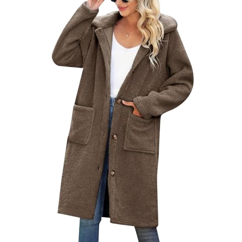 Hoodie Damen Oversize Fleecejacke Damen Lang Jacken Winter Strickjacke Mit Reissverschluss Damen Lang Longshirt Damen Langarm Coole Klamotten Für Jugendliche Mädchen Leichte Regenjacke von Feibeauty