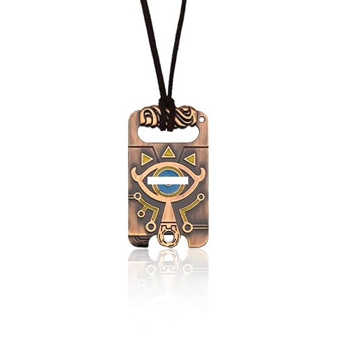 FEIDIAO Link Zlda Eye Halskette Breath of The Wild Metall Seil Kette Anhänger Männer Frauen Halsketten Schmuck Zubehör von Vineen