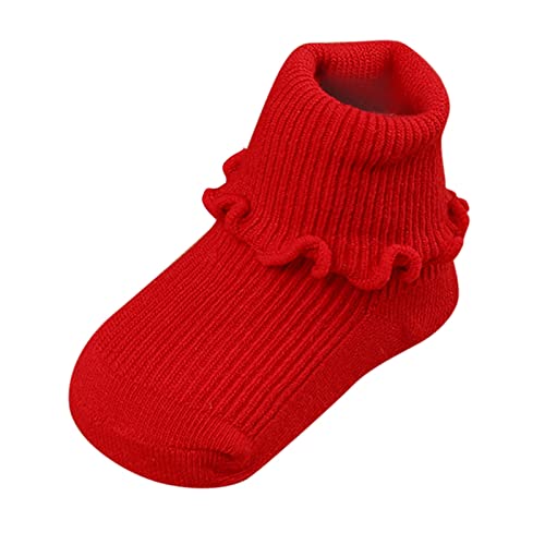 FeiliandaJJ Baby Baumwollsocke Bequeme Nette Kinder Warme Socken Einfarbig Socken für 0~12 Monate von FeiliandaJJ