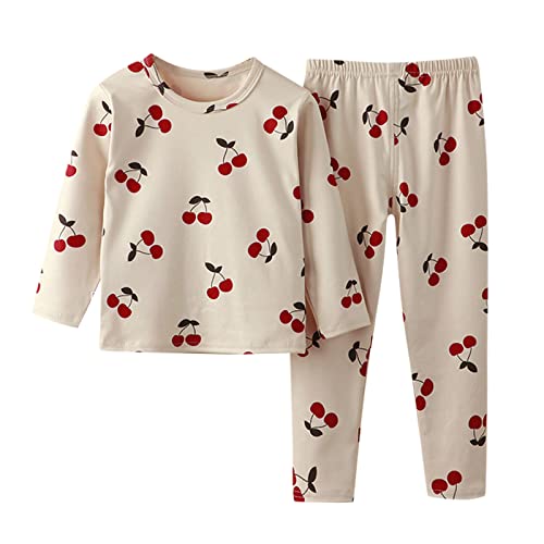 FeiliandaJJ Kleinkind Mädchen Jungen Zweiteiliger Schlafanzug Set Baby Kinder Cartoon Schlafanzüge Nachtwäsche Set Frühling Herbst Winter Langarm Pyjama Set 50 56 62 68 74 80 86 92 von FeiliandaJJ