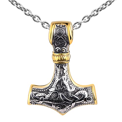 Feilok Herren Kette Nordischen Wikinger Schmuck Axt Anhänger Halskette Speerspitze Pfeilspitze Halskette für Männer Amulett Talisman Halsketten von Feilok