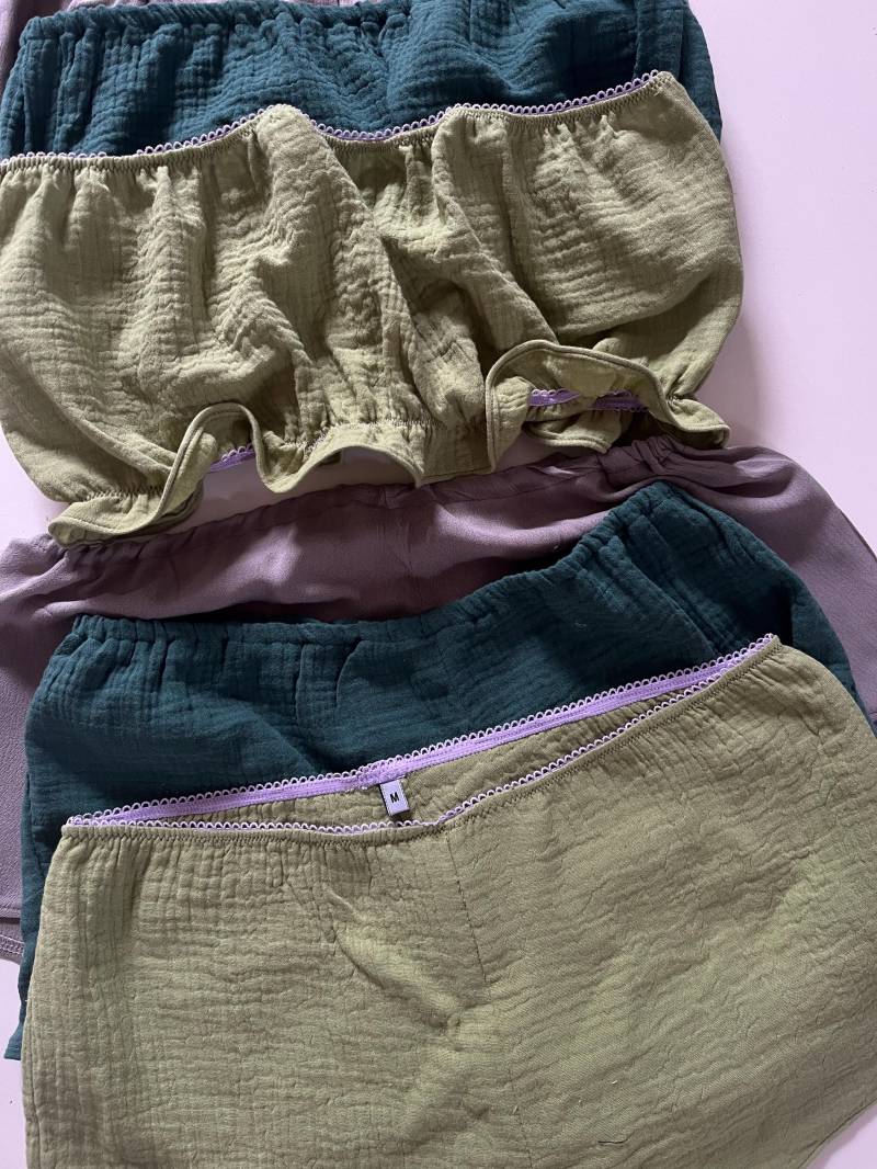 Handgefertigter Baumwoll-Pyjama - Süß, Bequem & Perfekt Für Erholsame Nächte von FeineLinieLingerie