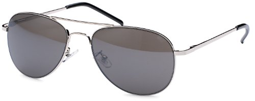 Feinzwirn eyewear silber Sonnenbrille Pilotenbrille für schmale Köpfe und Gesichter mit Federbügeln + Brillenbeutel Fliegerbrille Feinzwirn eyewear silber Sonnenbrille Pilotenbrille für schmale Köpfe und Gesichter mit Federbügeln + Brillenbeutel Fliegerbrille von Feinzwirn eyewear