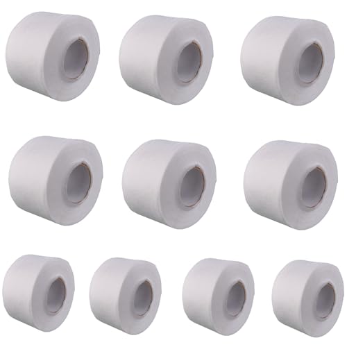 Halskrause Friseur aus Vliesstoff, 10 Rollen 500 Blatt, Friseur Halskrause Papier, Friseur Kreppband Hals, Weiß Halskrause Friseur aus Vliesstoff, 10 Rollen 500 Blatt, Friseur Halskrause Papier, Friseur Kreppband Hals, Weiß von Feisate