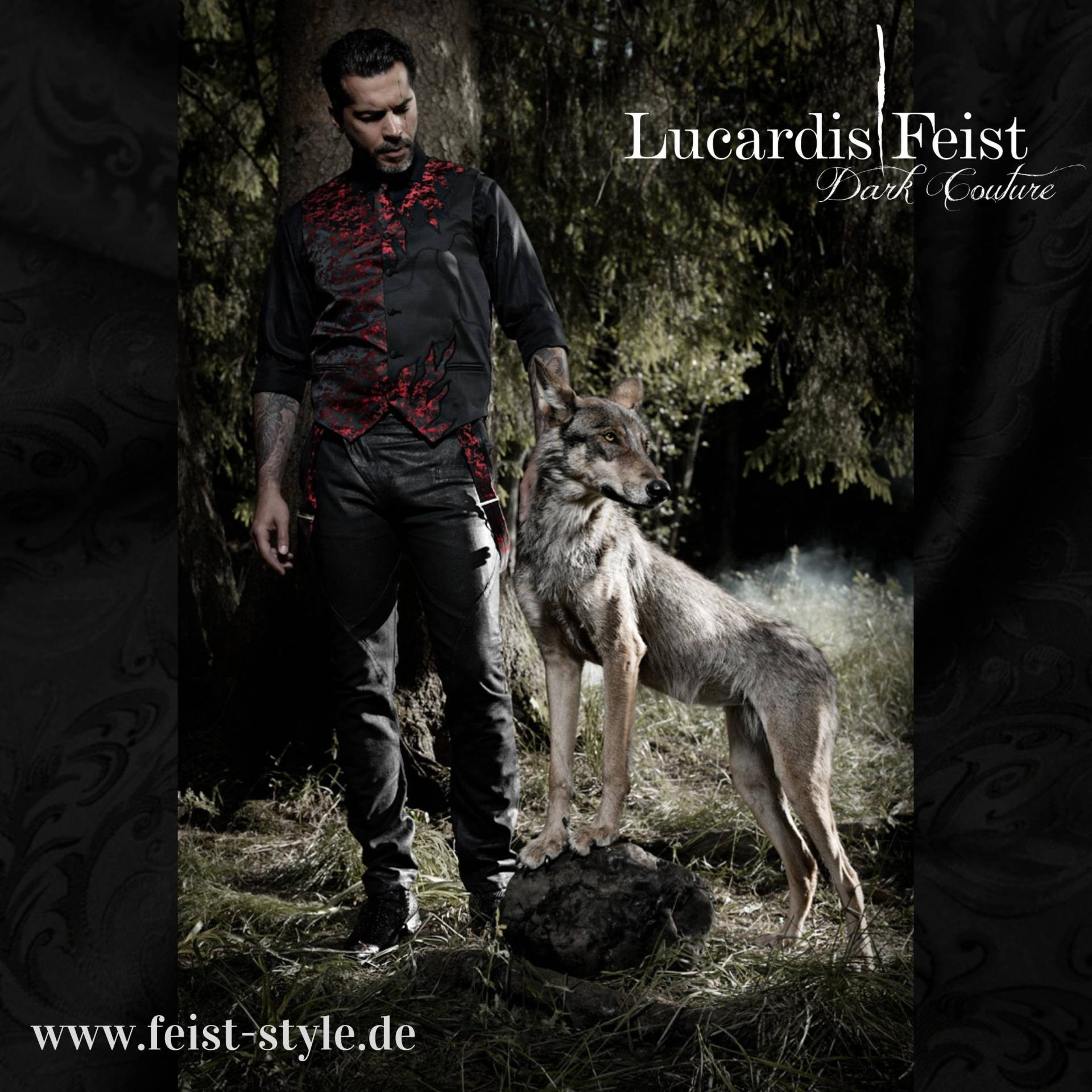 Individuelle Weste, Einzigartige Weste Mit Slim Krawatte/Das Original Von Feist Style Individuelle Weste, Einzigartige Weste Mit Slim Krawatte/Das Original Von Feist Style von FeistStyle