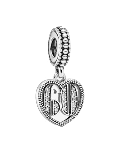 Feitery 60 Die zahlen Compatible with Charms Pandora Ostern Leuchtend Bead Charms Allerheiligen für Damen von Feitery