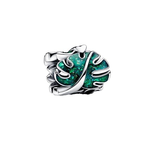 Feitery Compatible with Charms Pandora Armband Blätter Herz Anhänger Meerestiere von Feitery