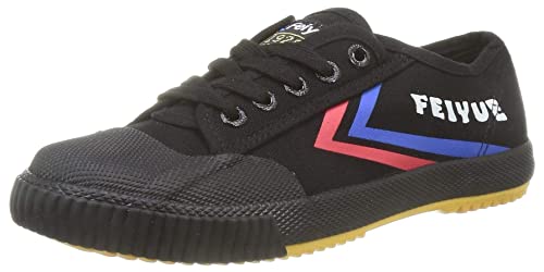 Feiyue FE LO 1920 Canvas Sneaker, Schwarz Blau Rot, 36 EU von FEIYUE