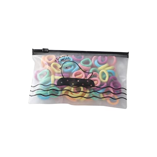 100 Stück bunte elastische Haargummis nahtlose Haarbänder Seile weiche kleine Pferdeschwanzhalter Mode dehnbar keine Falten Haarschmuck für Baby Kinder Mädchen Kleinkind gemischte (A, One Size) von Feizikaw