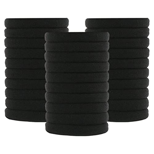 Erwachsene Krawatten Haare Weiches Haar Lockiges Zubehör Für Mädchen 3 cm Bänder Halter Pferdeschwanz Haargummis Haar Baumwolle Für Kinder Krawatten Elastisch Haargummi Damen (B, One Size) von Feizikaw