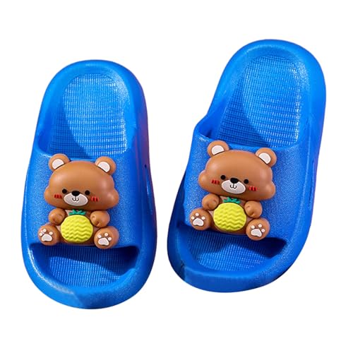 Feizikaw Rutschfeste Kindermokassins Sommer | Mit elastischen Bändern & Schleife | Größen 2-12 für Mädchen, atmungsaktive Sohlen für Alltag​ von Feizikaw