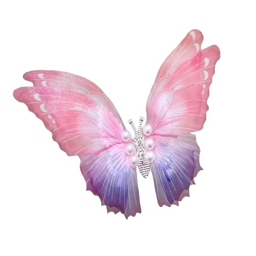 Haarclip Bewegliche Schmetterling Haarspange Neue Mädchen Antike Senmei Smart Süße Haarspange (F, One Size) von Feizikaw