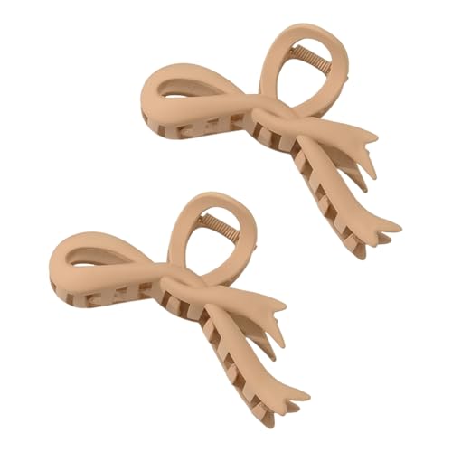 Haarspangen Damen 2PCS Bogen Streamer Haar Clip Temperament Frauen Haarnadel Haar Zubehör Stirnband Streamer Clip (D, One Size) von Feizikaw