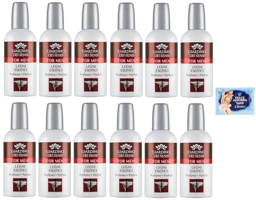 12 x Giardino dei Sensi Duft für Männer, exotisches Holz, intensiver und origineller Herrenduft, 100 ml + 1 Packung Talkum Felce Azzurra gratis, Beutel mit 100 g 12 x Giardino dei Sensi Duft für Männer, exotisches Holz, intensiver und origineller Herrenduft, 100 ml + 1 Packung Talkum Felce Azzurra gratis, Beutel mit 100 g von Felce Azzurra